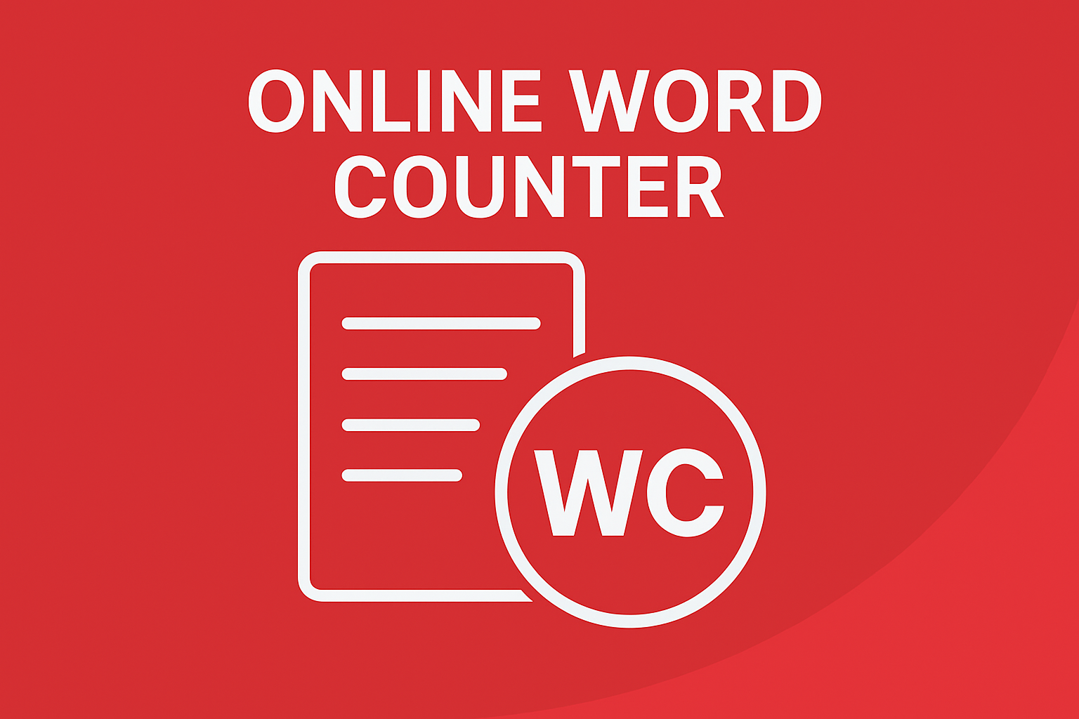 Online Word Counter