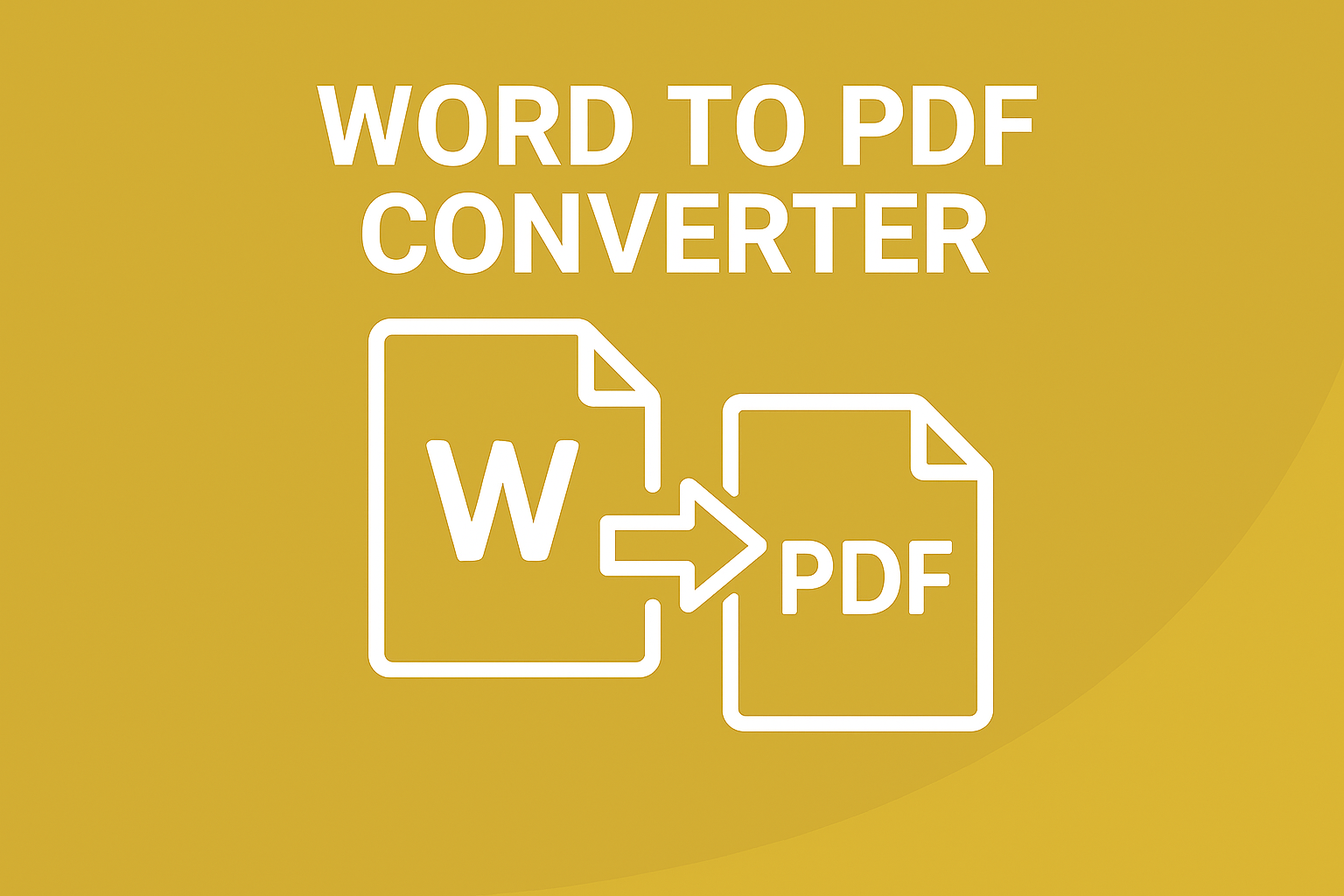 Word to PDF converter
